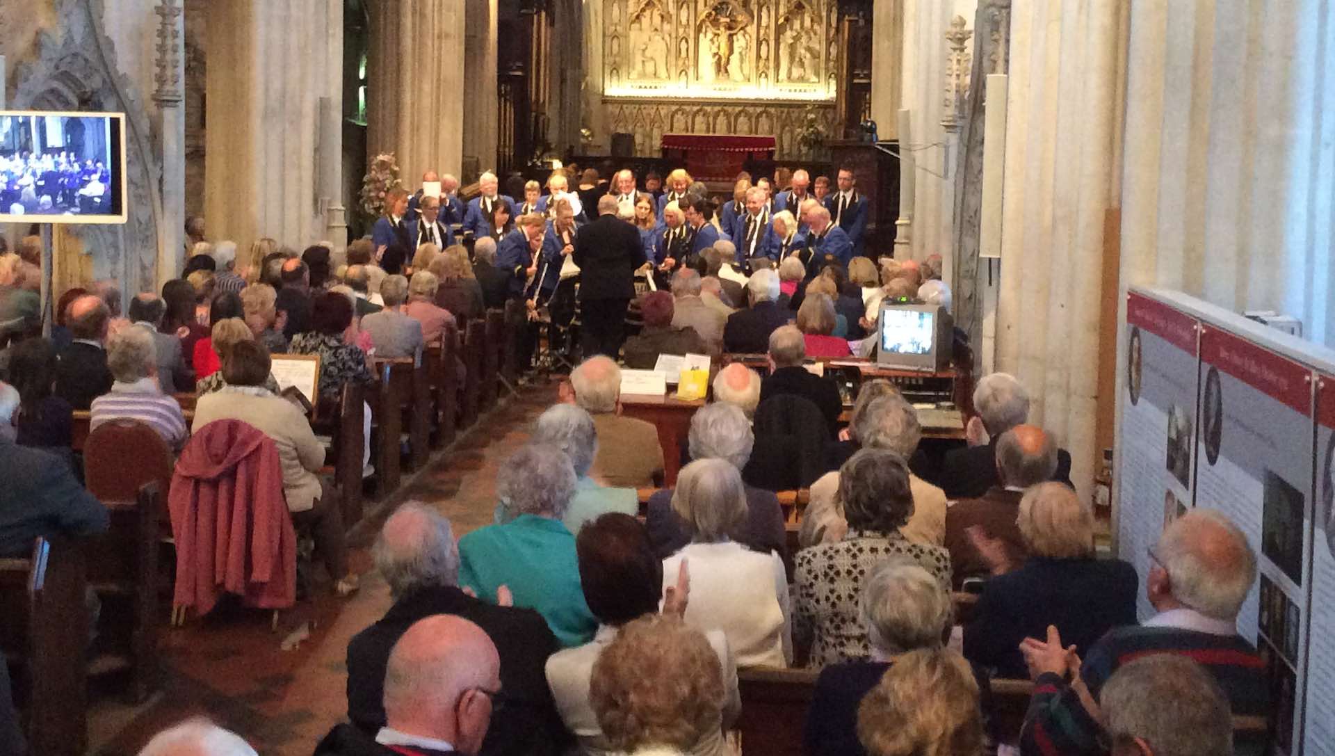 A Rotary concert in Ottery St Mary church