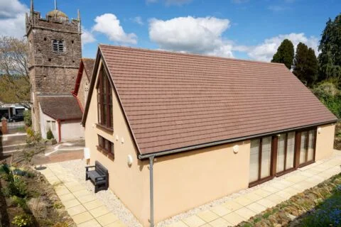 A view of Newton Poppleford church hall (The Meeting Place)