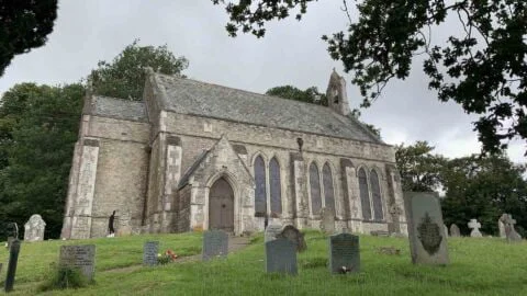 A view of the north-side of Tipton St John church